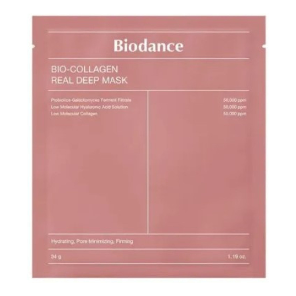 Biodance Bio-Collagen Maska do twarzy w płachcie 34g
