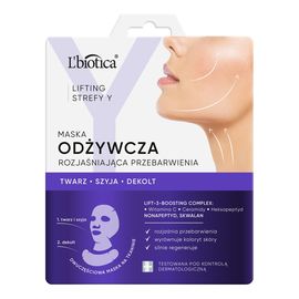L`biotica lifting strefy y maska odżywcza rozjaśniająca przebarwienia