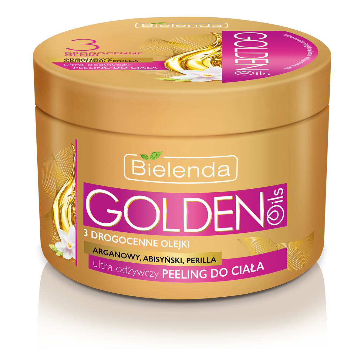 Bielenda Ultra Odżywienie Golden Oils Ultra Odżywczy Peeling Do Ciała z Drogocennymi Olejkami 200g
