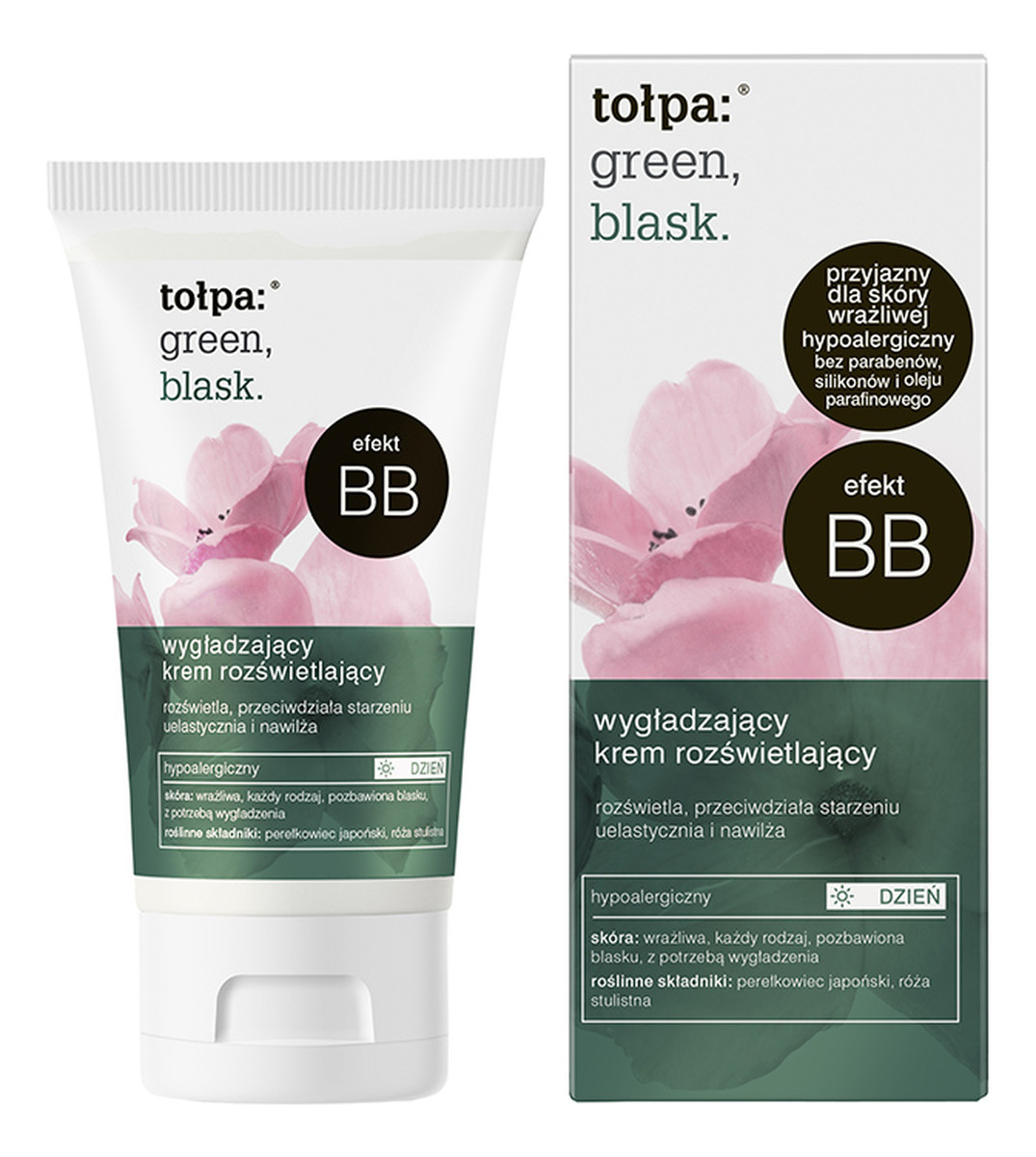 Wygładzający krem rozświetlający do twarzy na dzień