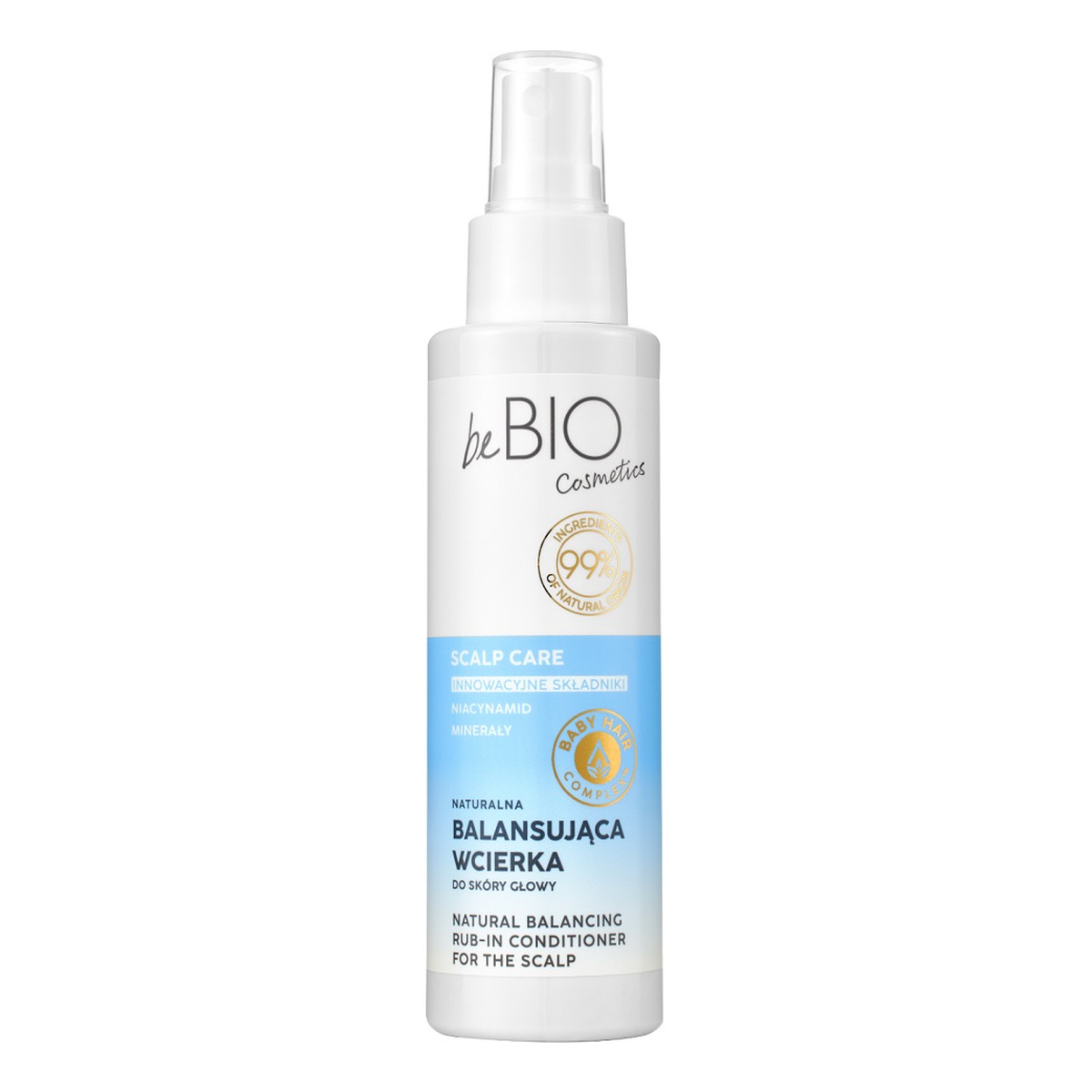 Be Bio Ewa Chodakowska Baby hair complex scalp care naturalna balansująca wcierka do skóry głowy 100ml