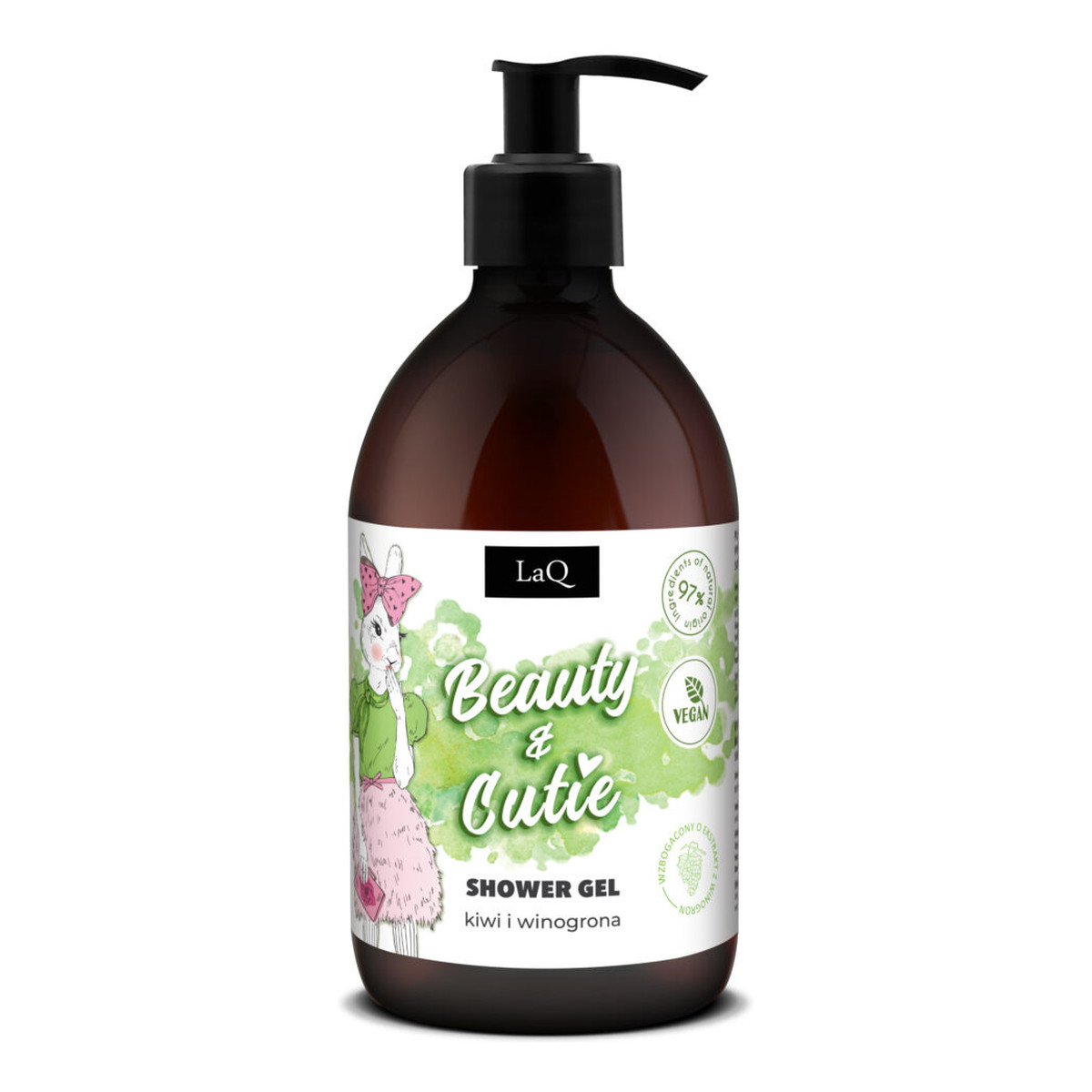 Laq Beauty & Cutie Żel pod prysznic Kiwi i Winogrona 500ml