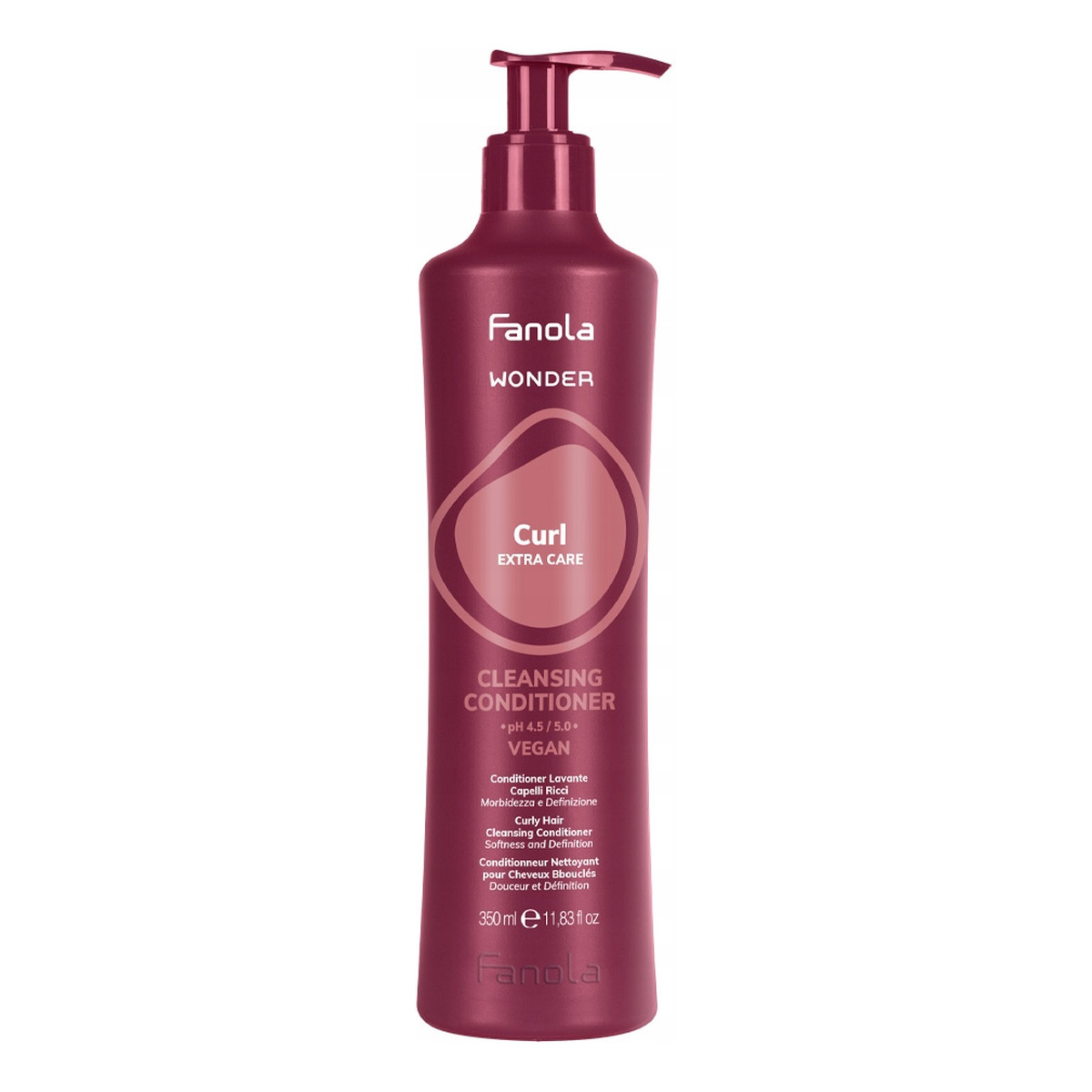 Fanola Wonder Curl Odżywka Myjąca Nawilżająco-wygładzająca do Włosów Kręconych i Falowanych 350ml