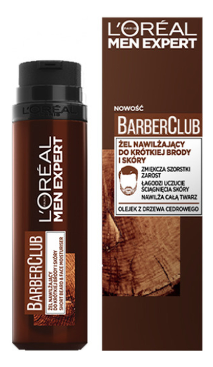 Barber Club żel nawilżający do krótkiej brody i skóry
