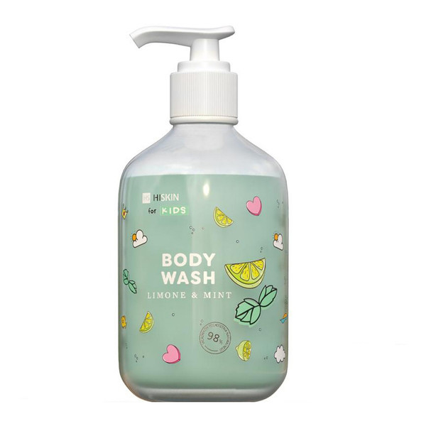 Hiskin Kids Body Wash Płyn do mycia ciała dla dzieci Limone & Mint 400ml