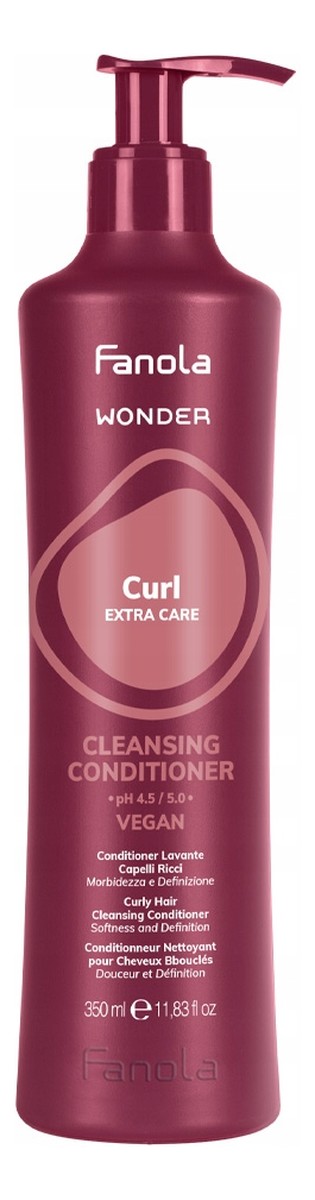 Wonder curl extra care oczyszczająca odżywka do włosów kręconych
