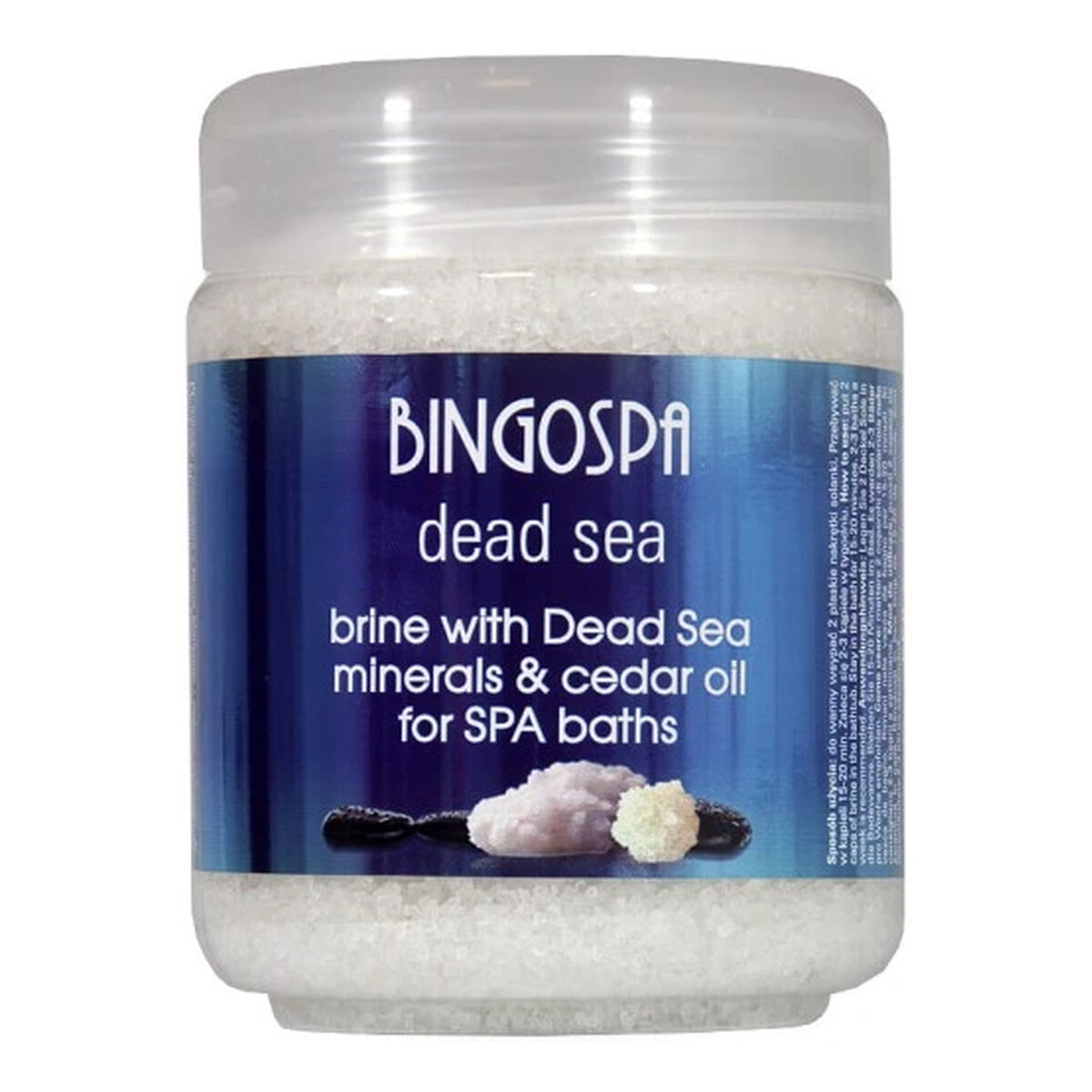 BINGOSPA Solanka z Minerałami Morza Martwego z Olejkiem Cedrowym 550ml