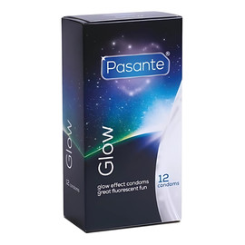 Glow prezerwatywy świecące w ciemności 12szt