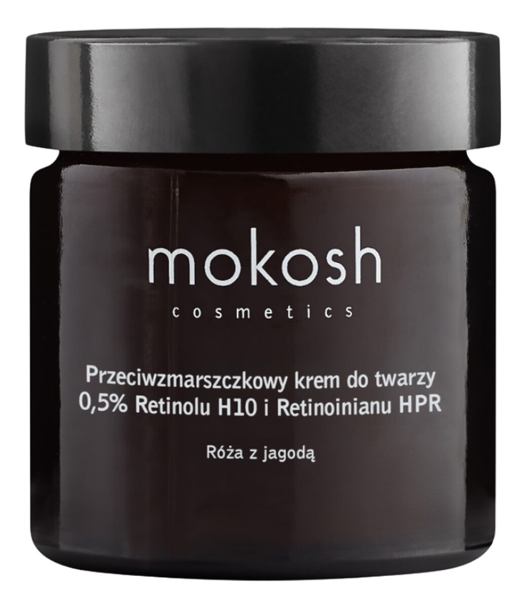 Krem do twarzy 0.5% retinolu h10 i retinoinianu hpr róża z jagodą