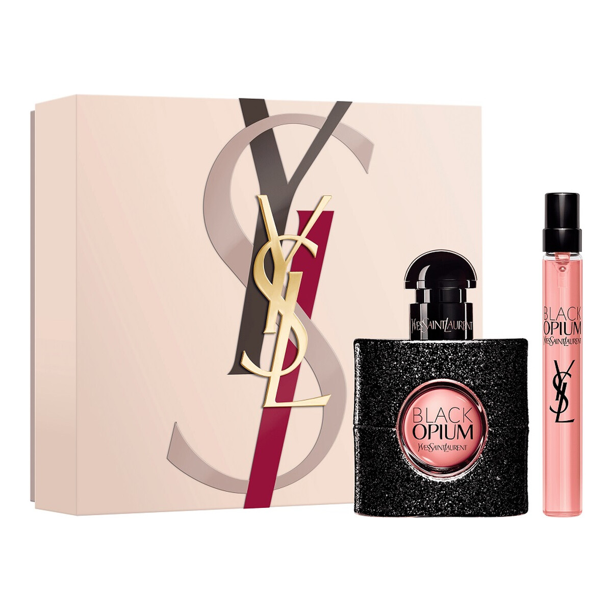 Yves Saint Laurent Black Opium Pour Femme Zestaw woda perfumowana spray 30ml + woda perfumowana spray 10ml