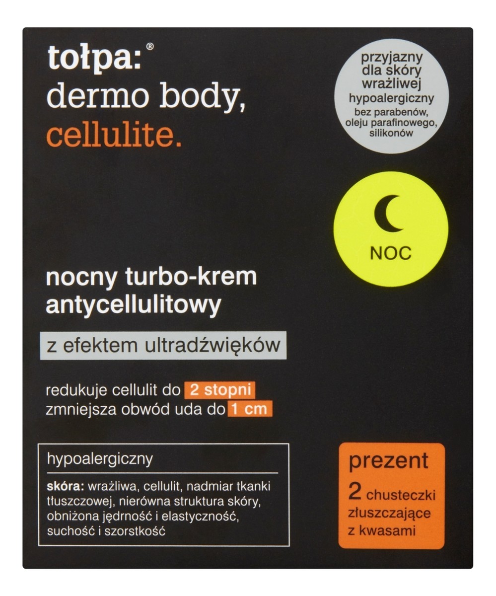 Cellulite Nocny Turbo-Krem Antycellulitowy z efektem ultradźwięków
