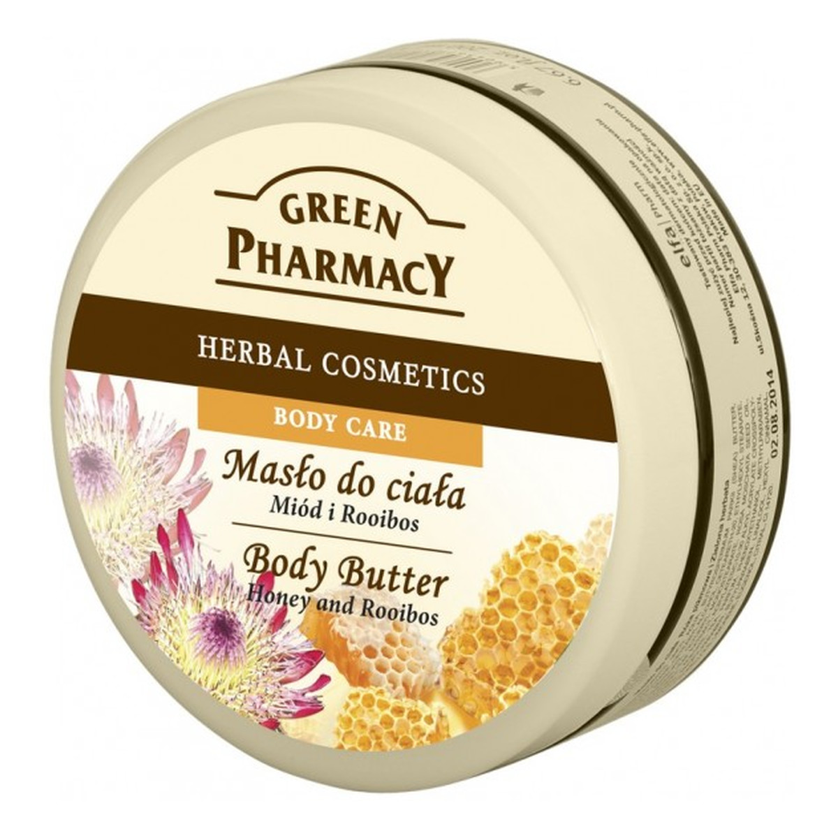 Green Pharmacy Herbal Cosmetics Body Care Masło Do Ciała Miód i Rooibos 200ml