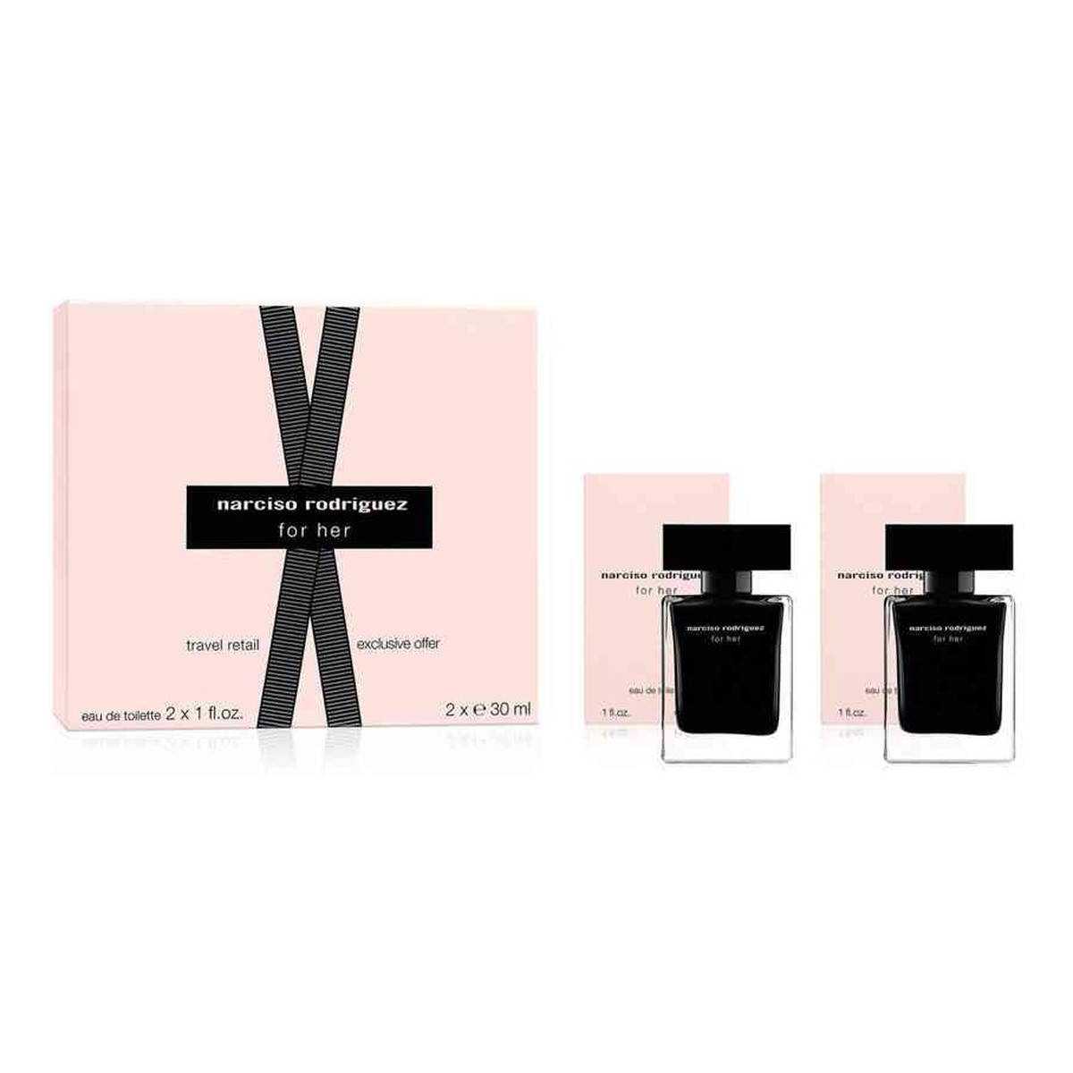 Narciso Rodriguez For Her Zestaw wód toaletowych 2x30ml 60ml