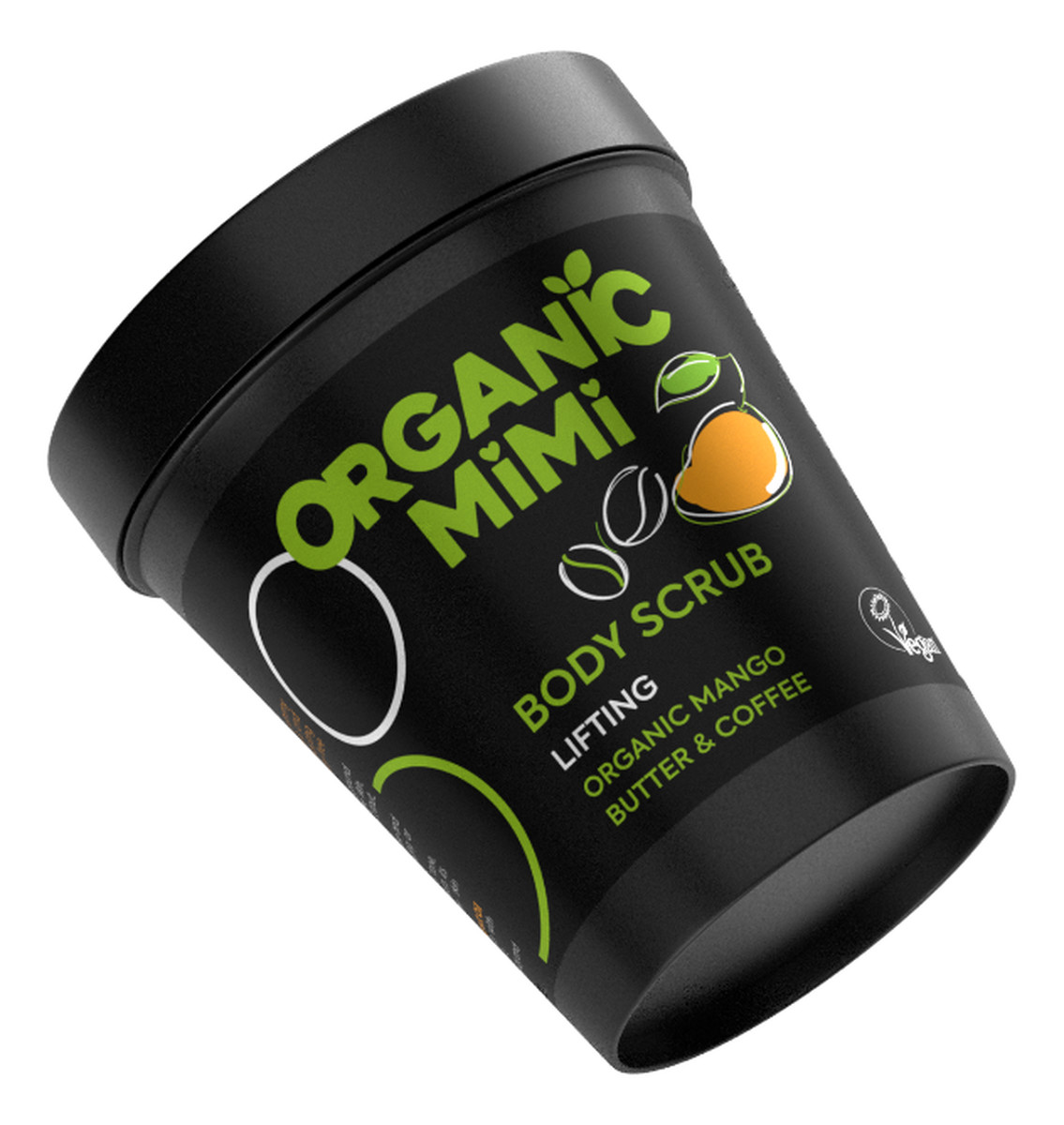 Liftingujący peeling do ciała Mango i Kawa