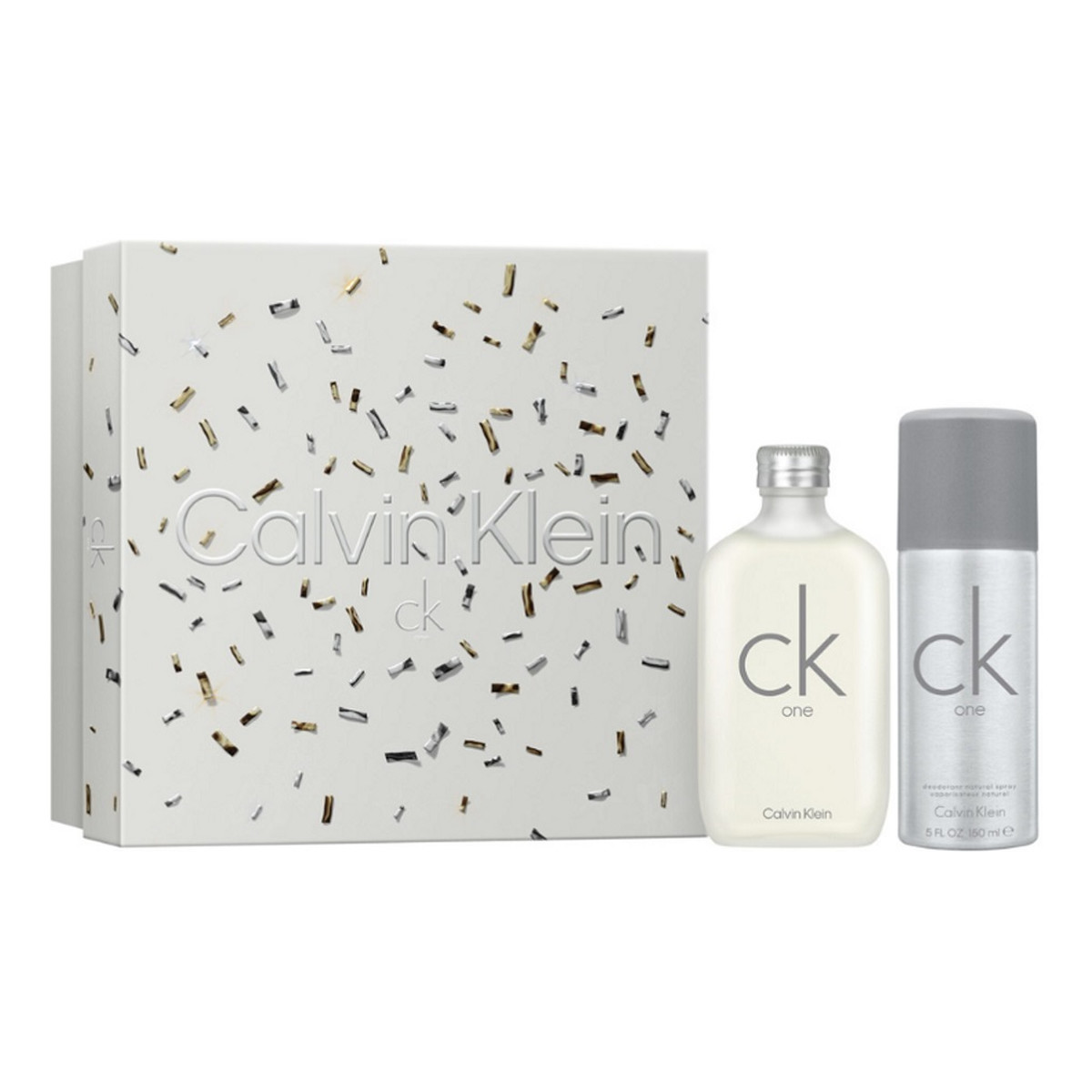 Calvin Klein CK One Zestaw woda toaletowa spray 100ml + dezodorant spray 150ml