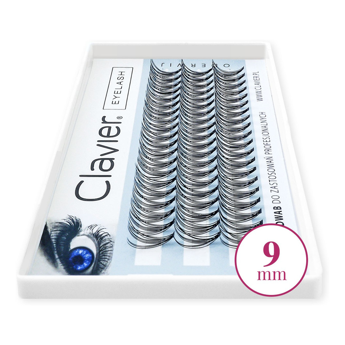 Clavier Eyelash kępki rzęs 9mm