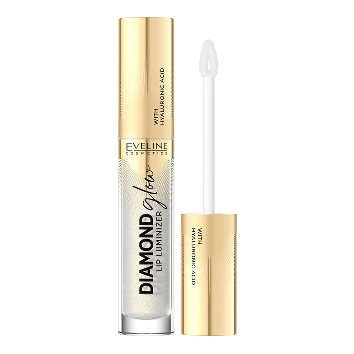 Eveline Diamond glow Lip Luminizer Błyszczyk do ust z kwasem hialuronowym