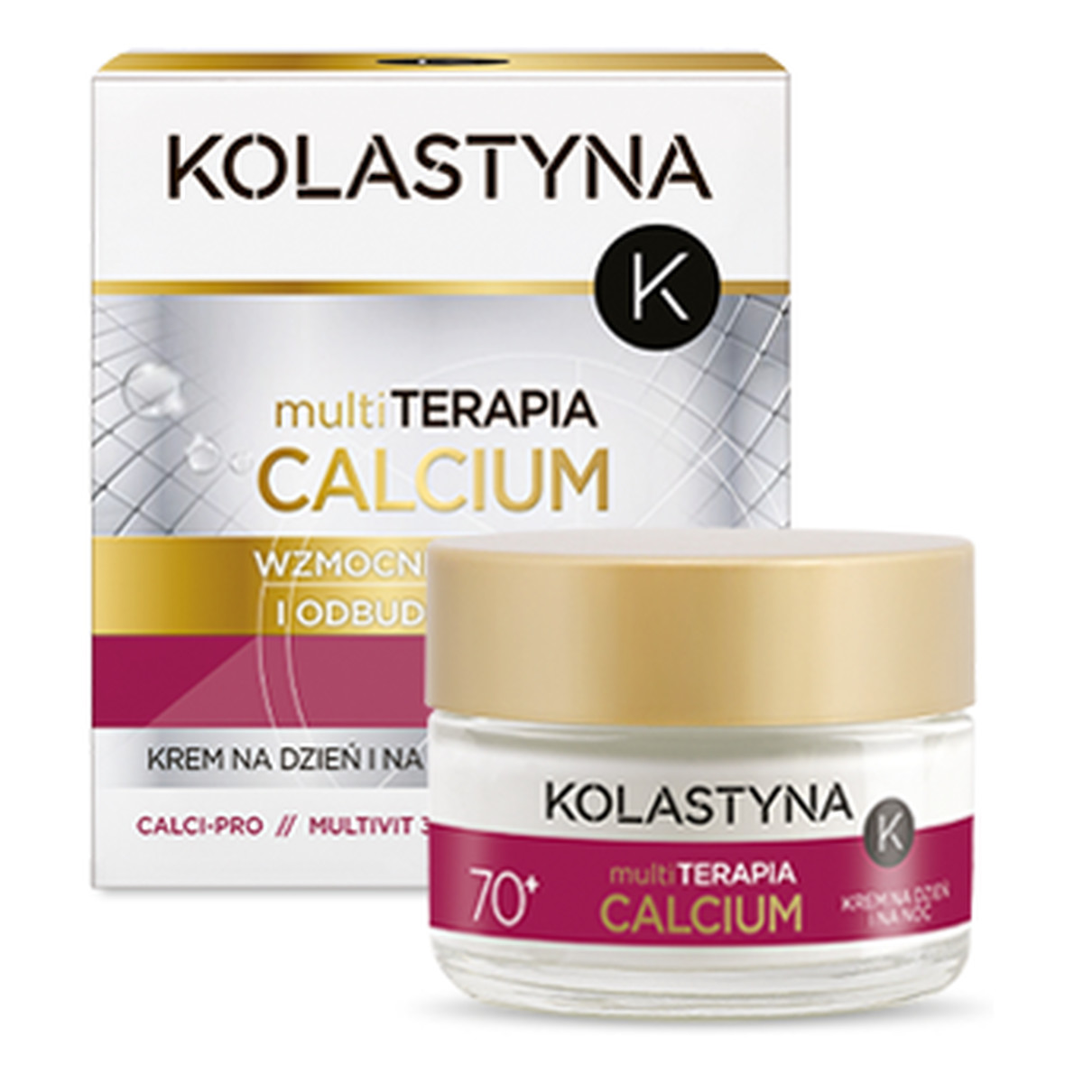 Kolastyna Multiterapia Calcium 70+ Krem Do Twarzy Dzień/Noc 50ml