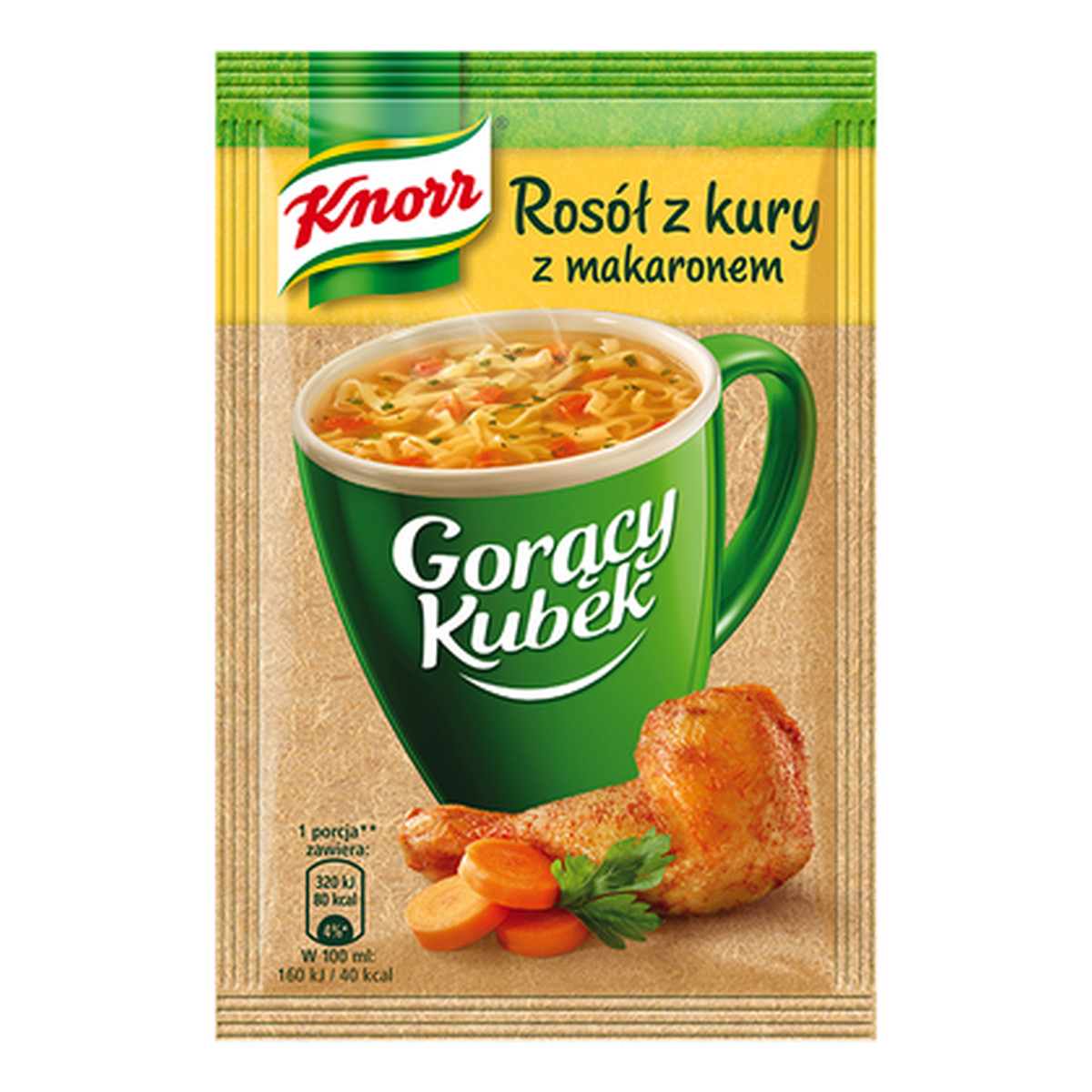 Knorr Gorący Kubek Rosół Z Kury Z Makaronem 12g