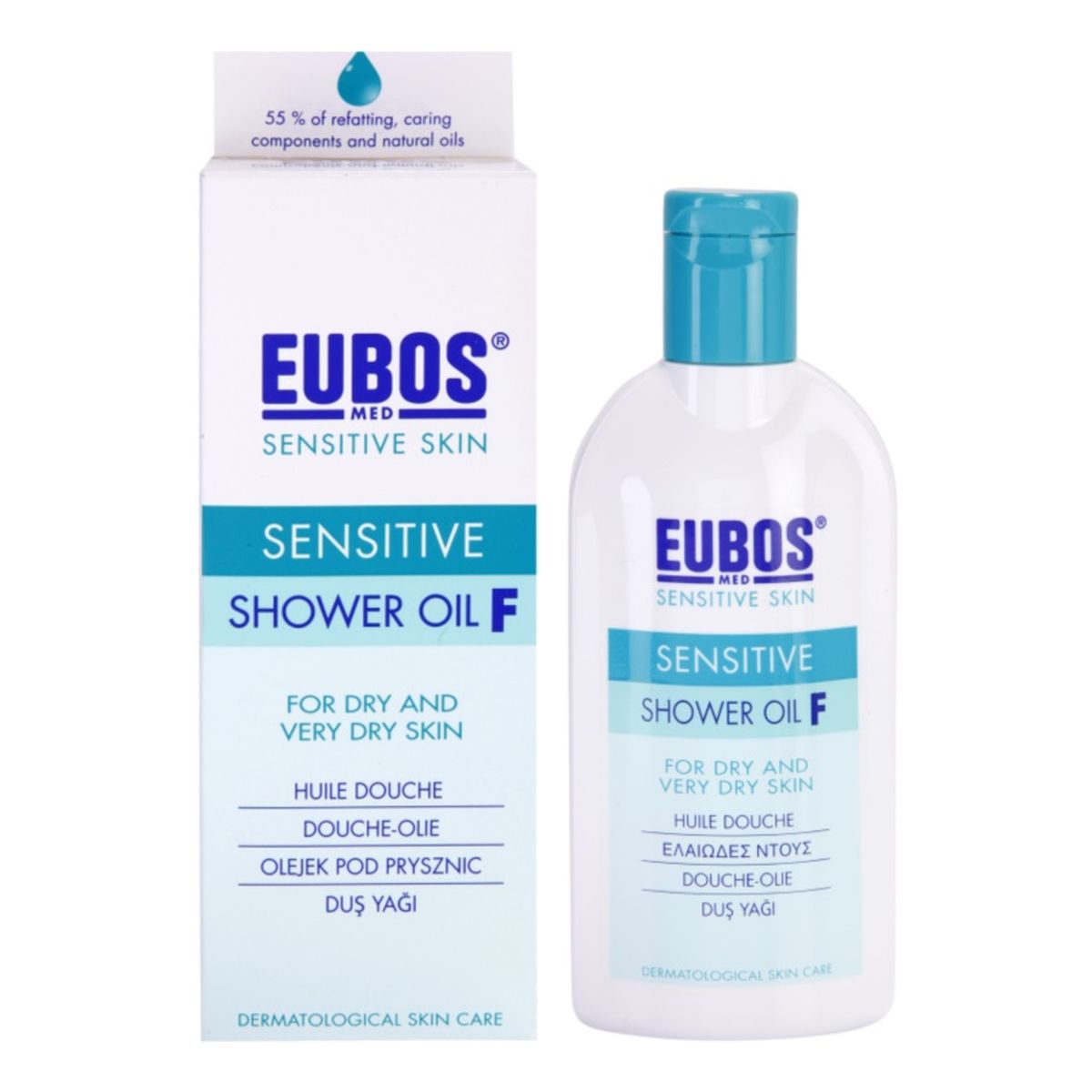Eubos-Med Sensitive olejek pod prysznic do skóry suchej i bardzo suchej 200ml