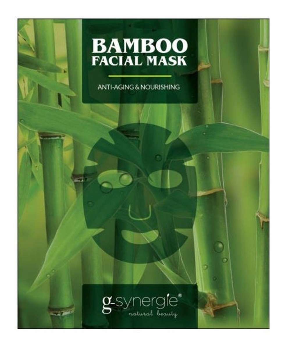 maska do twarzy z ekstraktem z bambusa 7-dniowa kuracja przeciwstarzeniowo-odżywiająca 7x25ml