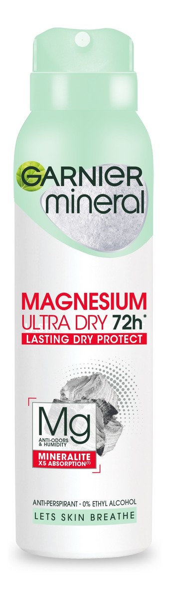 Dezodorant spray Magnesium Ultra Dry 72h - Lasting Dry Protect