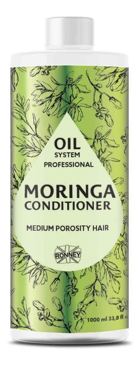 Professional oil system medium porosity hair odżywka do włosów średnioporowatych moringa