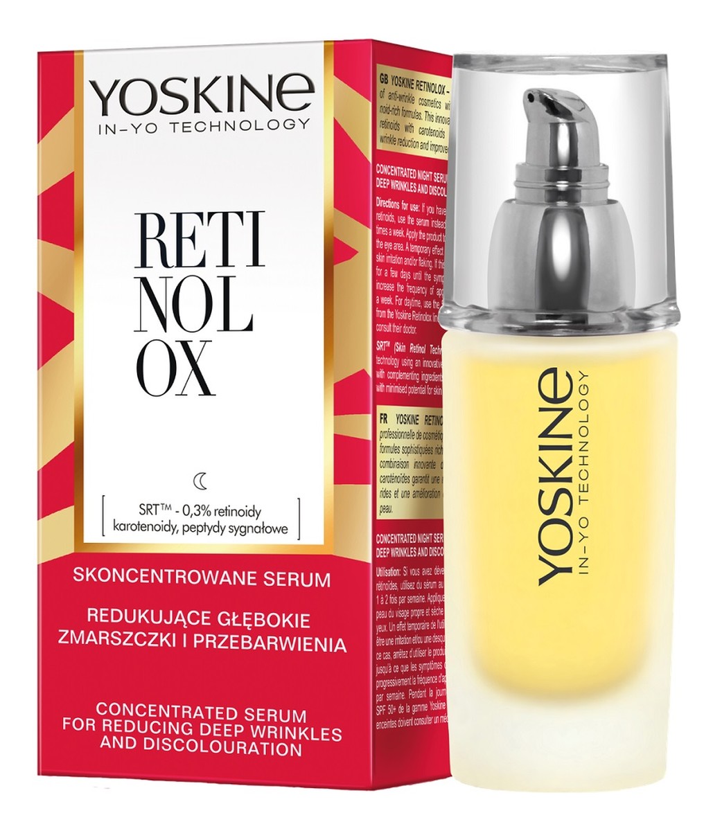 skoncentrowane serum na noc redukujące głębokie zmarszczki i przebarwienia
