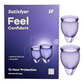 Zestaw kubeczków menstruacyjnych 15ml + 20ml lila