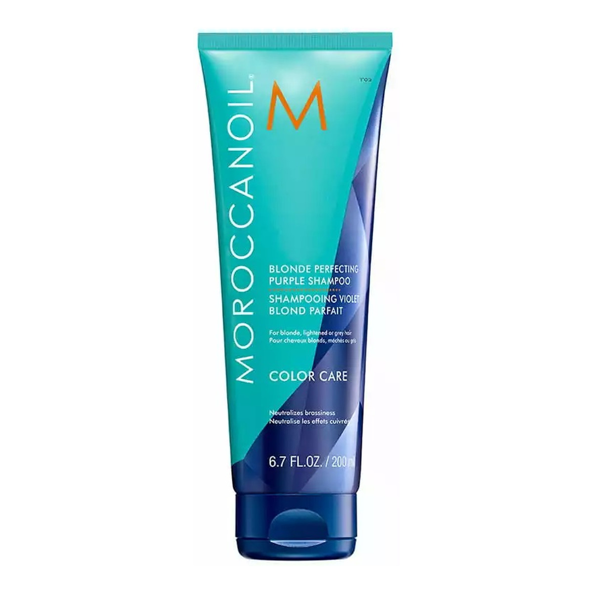 Moroccanoil Blonde perfecting purple shampoo fioletowy szampon do włosów 200ml