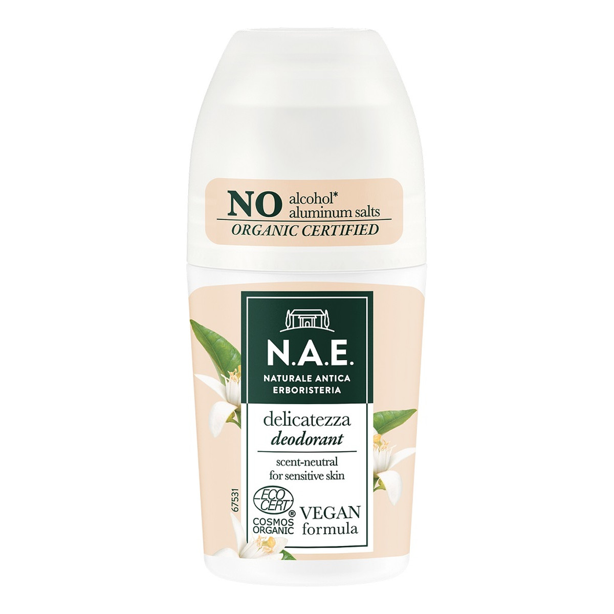 N.A.E Delicatezza Deodorant dezodorant w kulce z ekstraktem z kwiatu pomarańczy 50ml