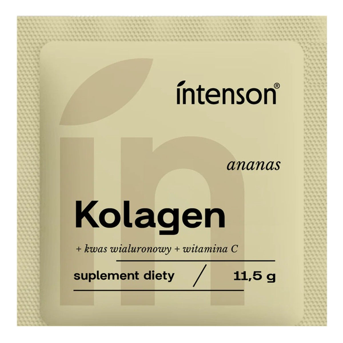 Intenson Kolagen + witamina c + kwas hialuronowy suplement diety ananas 11.5g