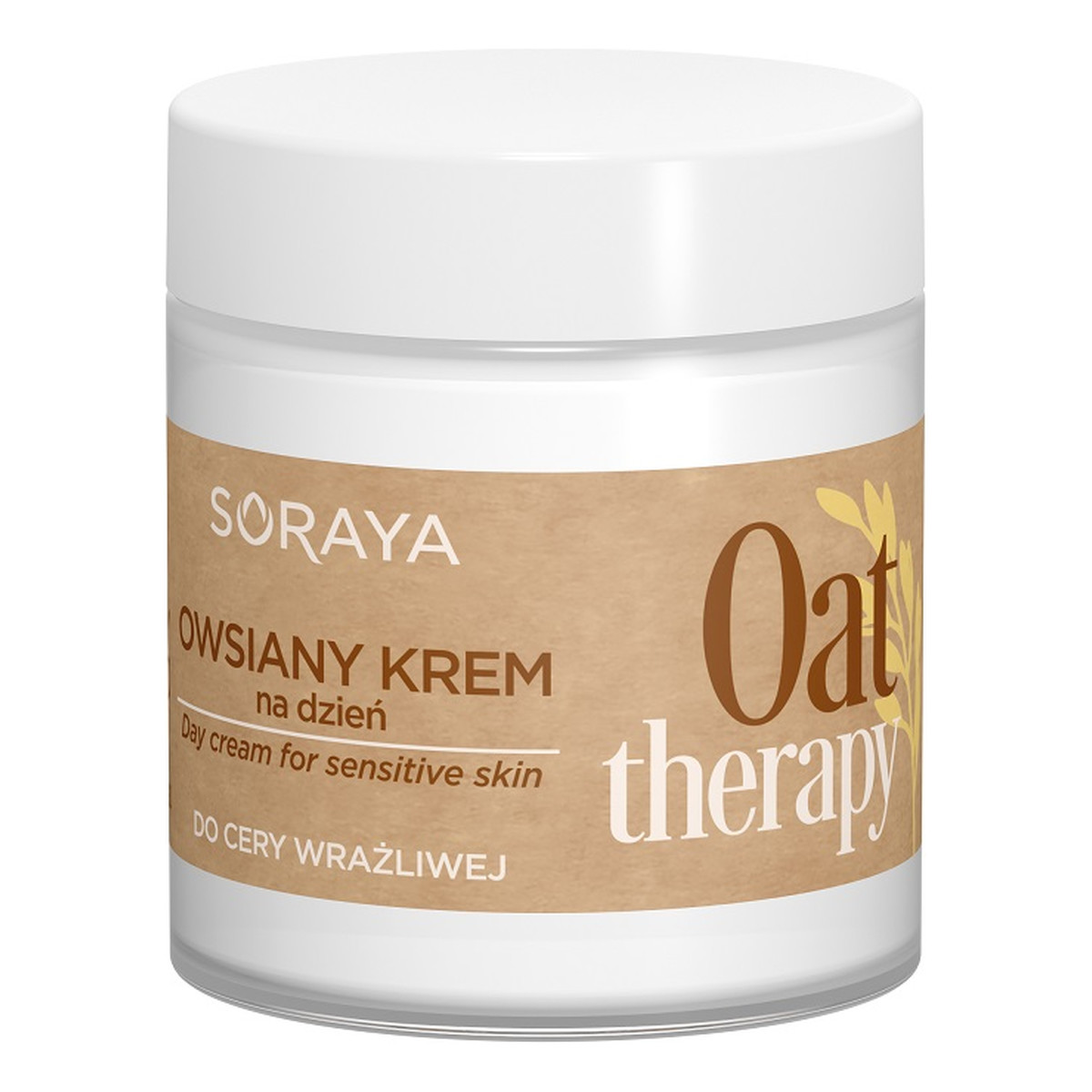 Soraya Oat Therapy owsiany Krem do twarzy na dzień do cery wrażliwej 75ml