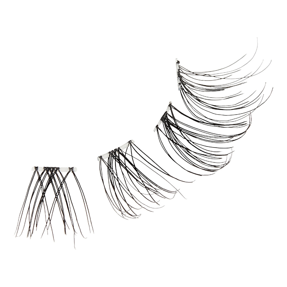 Kiss Sztuczne Rzęsy kępki The New Natural Neo Trio Lashes + klej