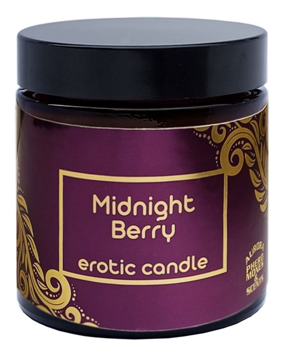 Erotic candle erotyczna świeca zapachowa midnight berry