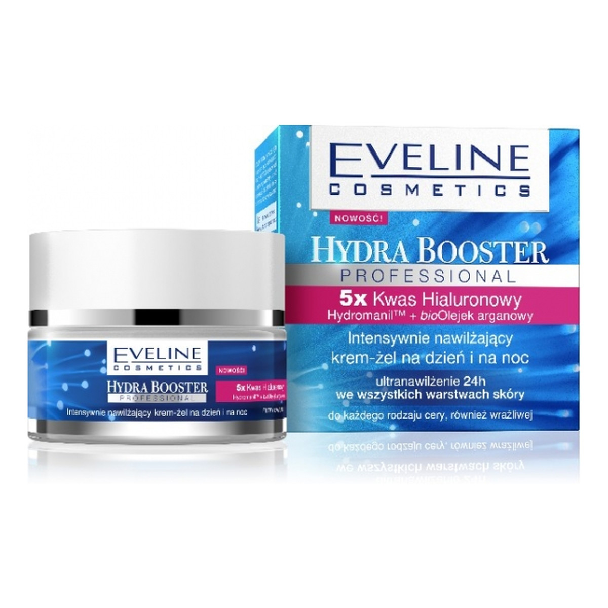 Eveline Hydra Booster Krem-Żel Na Dzień i Na Noc 50ml