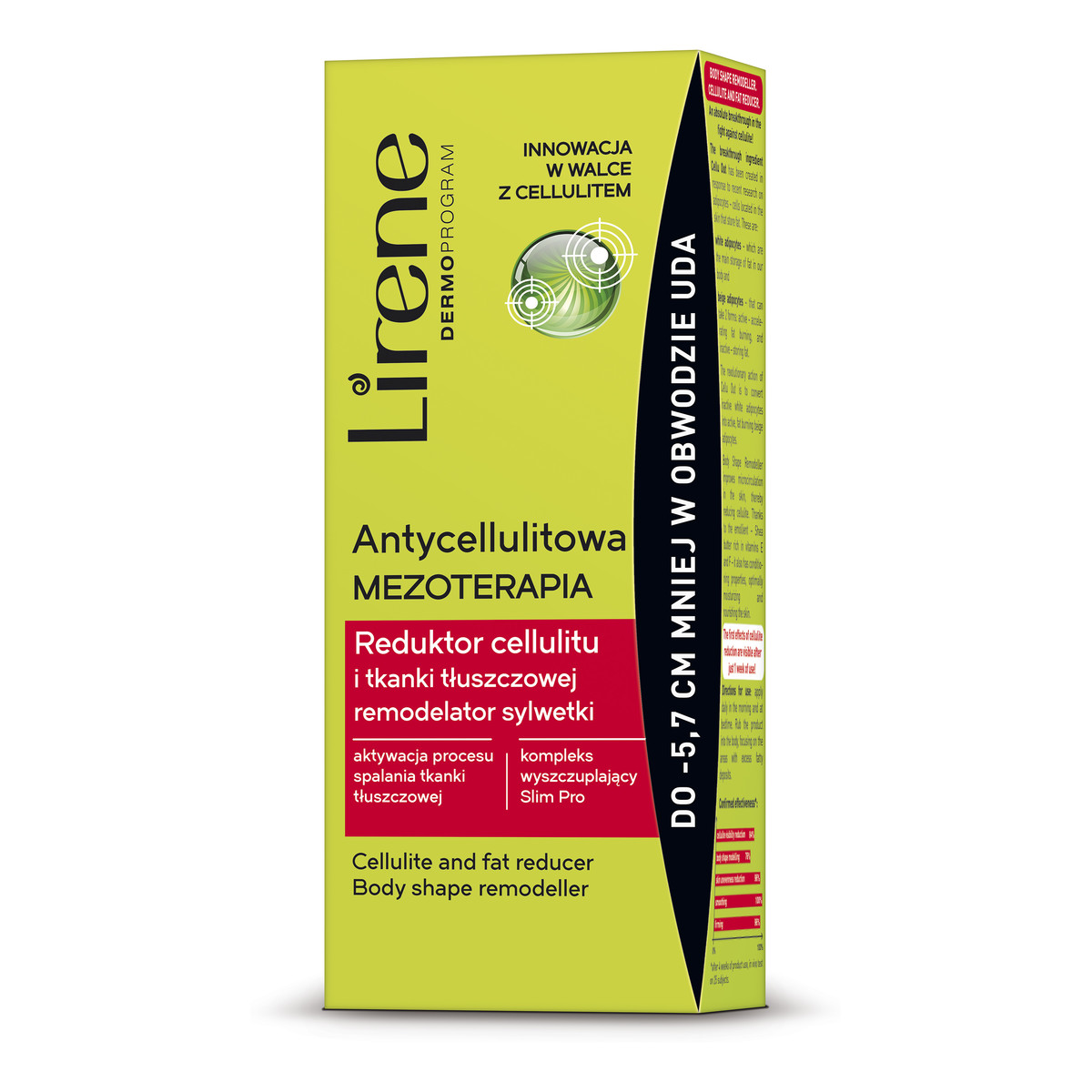 Lirene Antycellulitowa Mezoterapia - Remodelator Sylwetki Reduktor Cellulitu i Tkanki Tłuszczowej 200ml