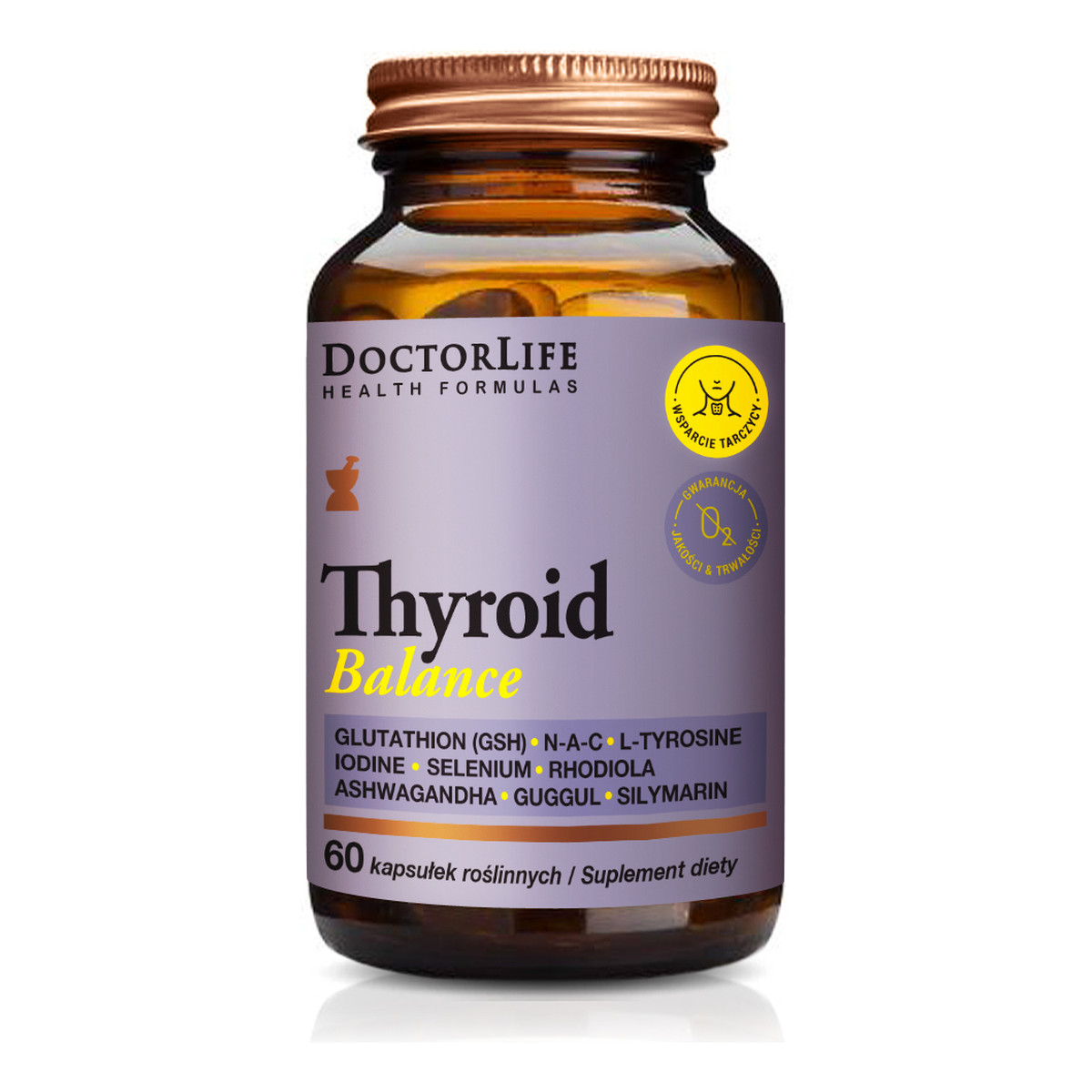 Doctor Life Thyroid balance suplement diety wpierający tarczycę 60 kapsułek