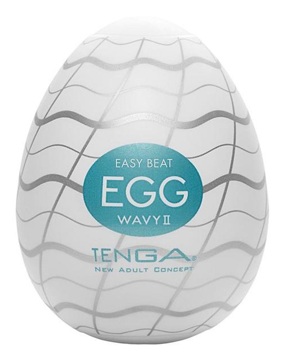 Easy beat egg wavy ii jednorazowy masturbator w kształcie jajka