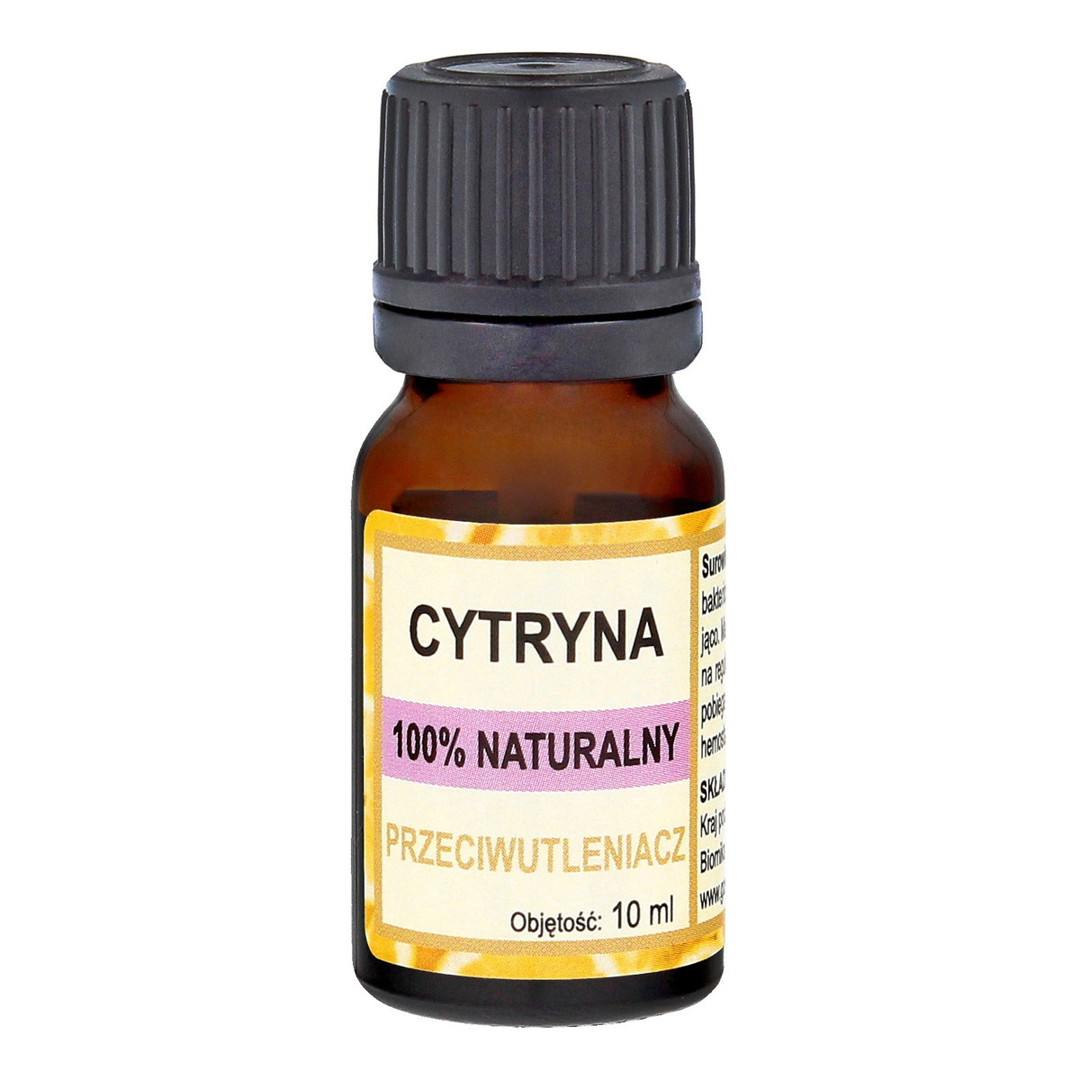 Biomika 100% Naturalny Olejek cytrynowy 10ml