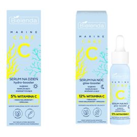 Serum Hydro booster energetyzujące na dzień + Glow booster rozświetlające na noc 2x30ml