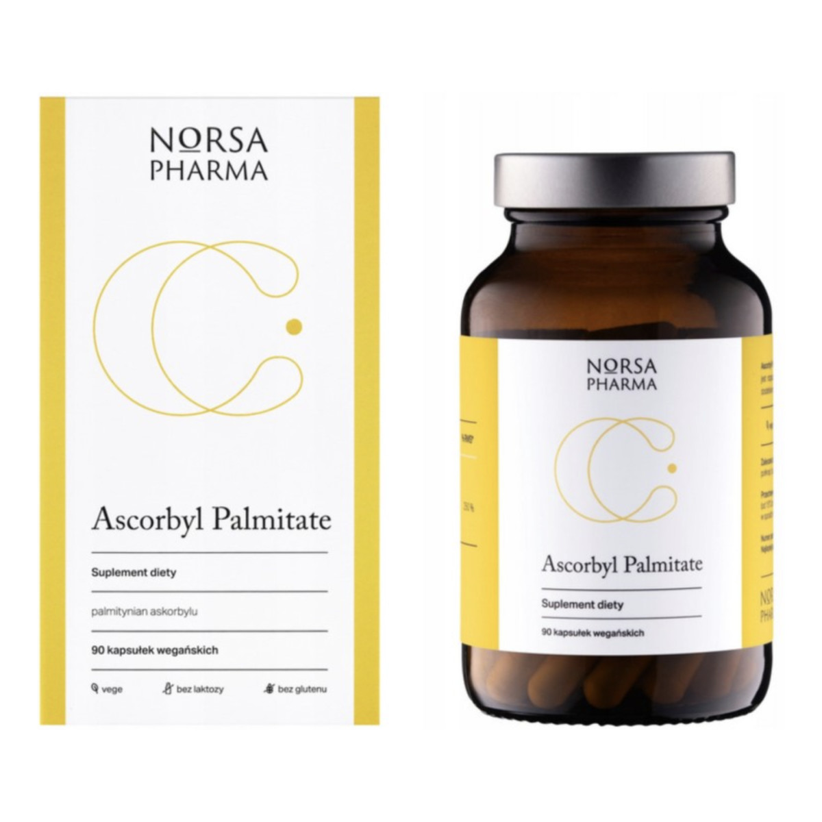 Norsa Pharma Ascorbyl Palmitate suplement diety 90 kapsułek 150ml
