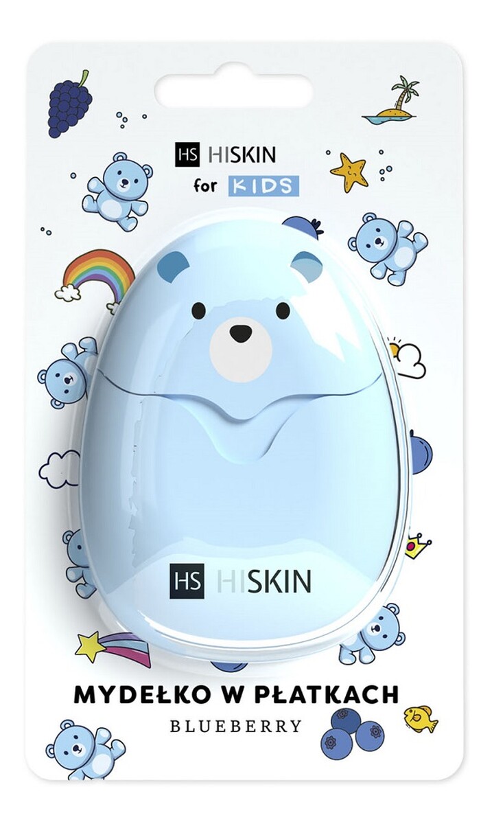 Kids mydełko do rąk w płatkach blueberry 50szt.