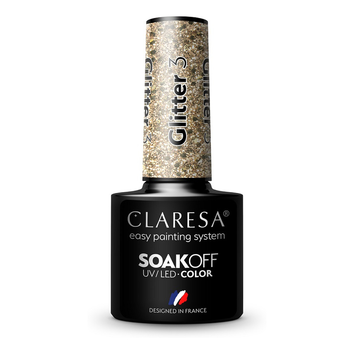 Claresa Glitter UV/LED lakier hybrydowy 5g