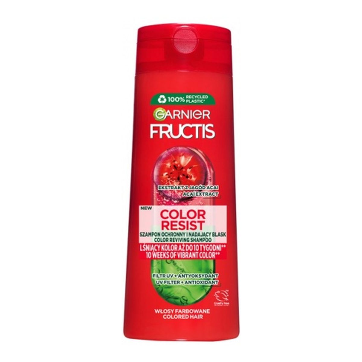 Garnier Fructis Color Resist szampon wzmacniający do włosów farbowanych i z pasemkami 400ml