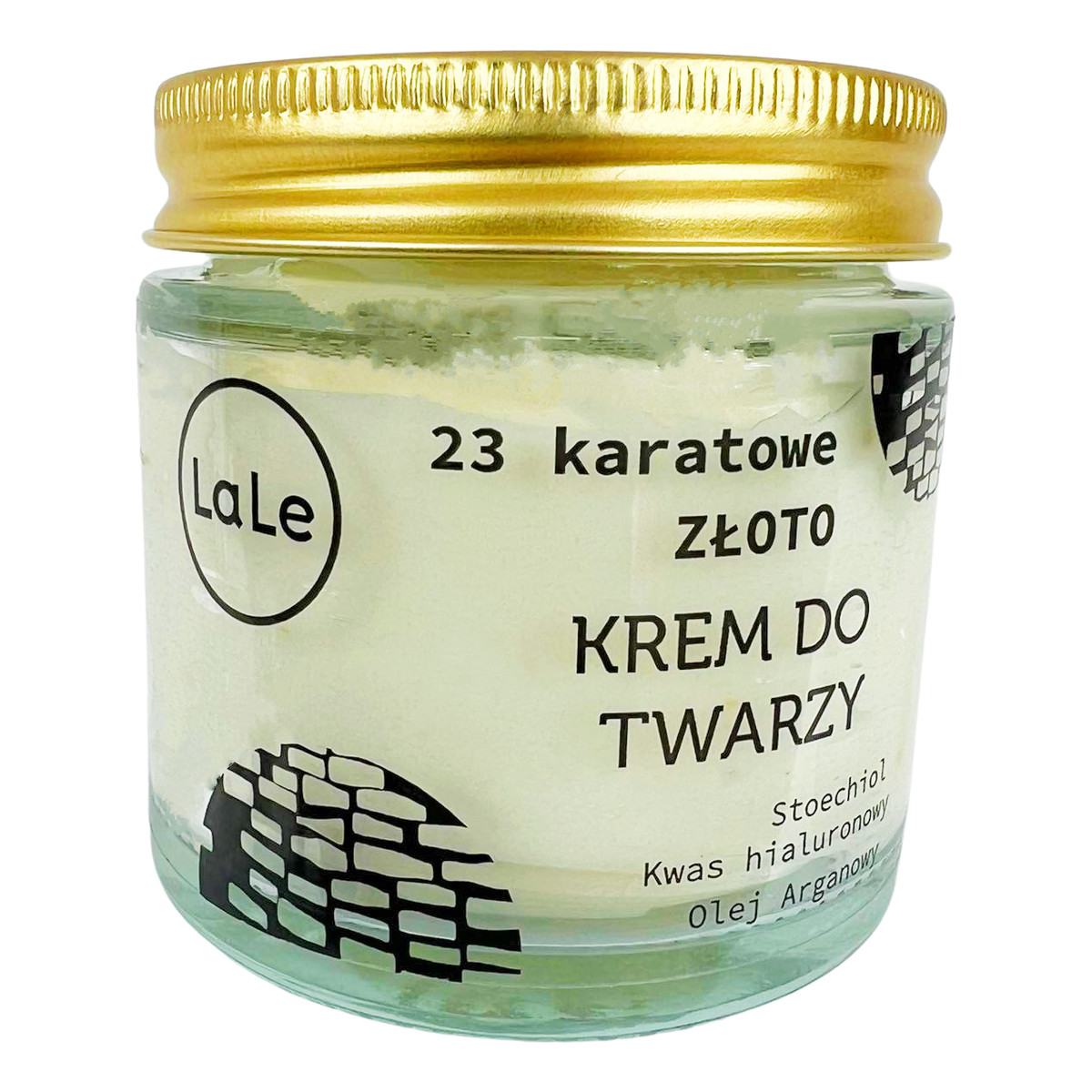 La-Le Krem do twarzy z 23-karatowym złotem 50ml