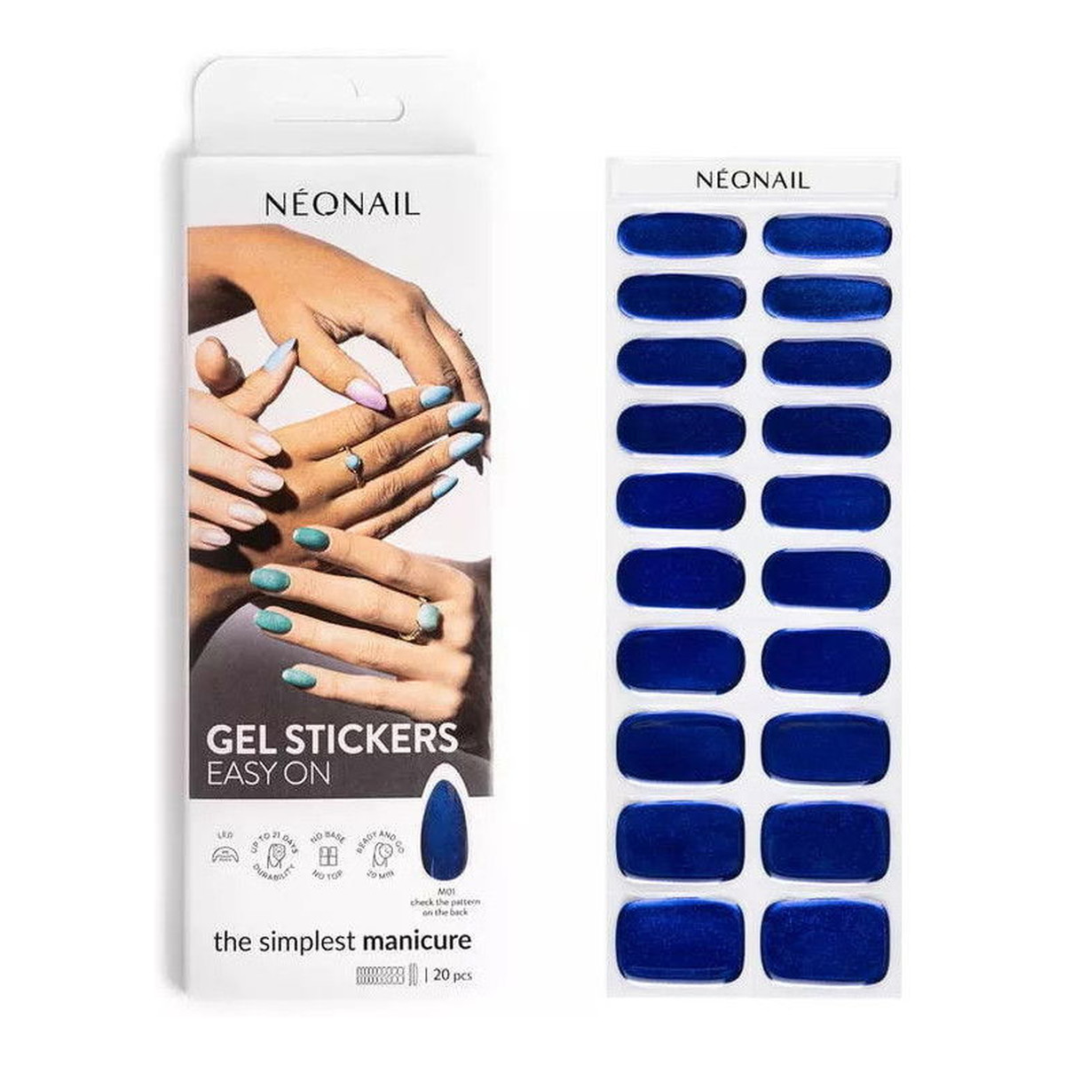 NeoNail Gel Stickers Easy On Lakier hybrydowy w naklejce