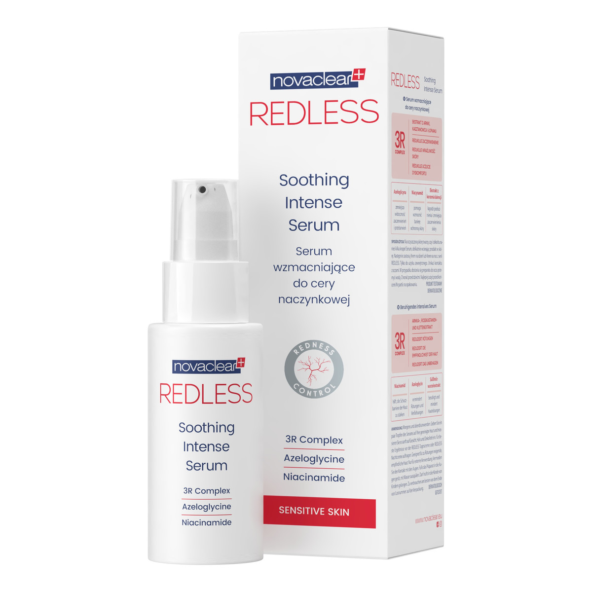 Novaclear Redless Serum wzmacniające do cery naczynkowej 30ml