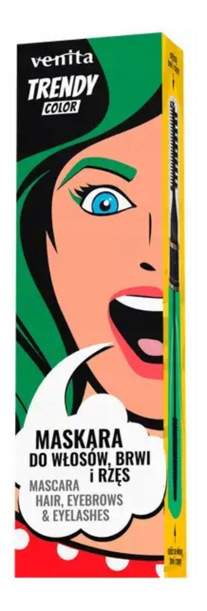 3w1 Maskara Do Rzęs Brwi Włosów
