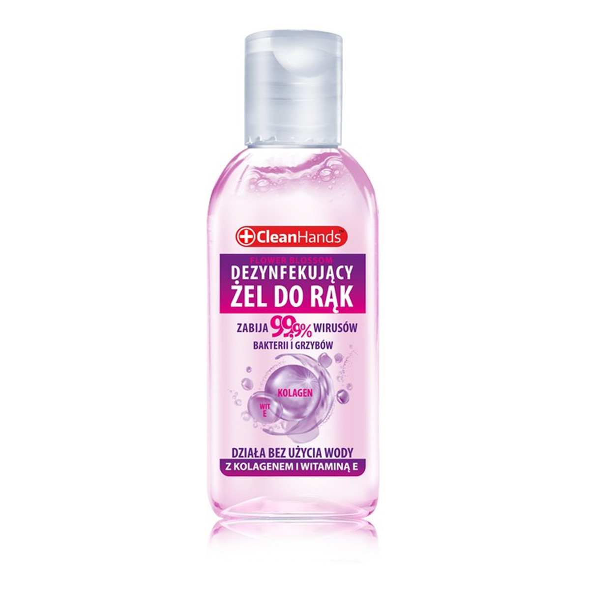 Swit CLEAN HANDS Żel dezynfekujący do rąk-z kolagenem i witaminą e 50ml